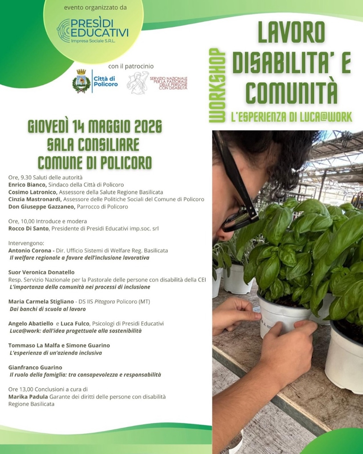 Workshop: Lavoro, disabilità e comunità